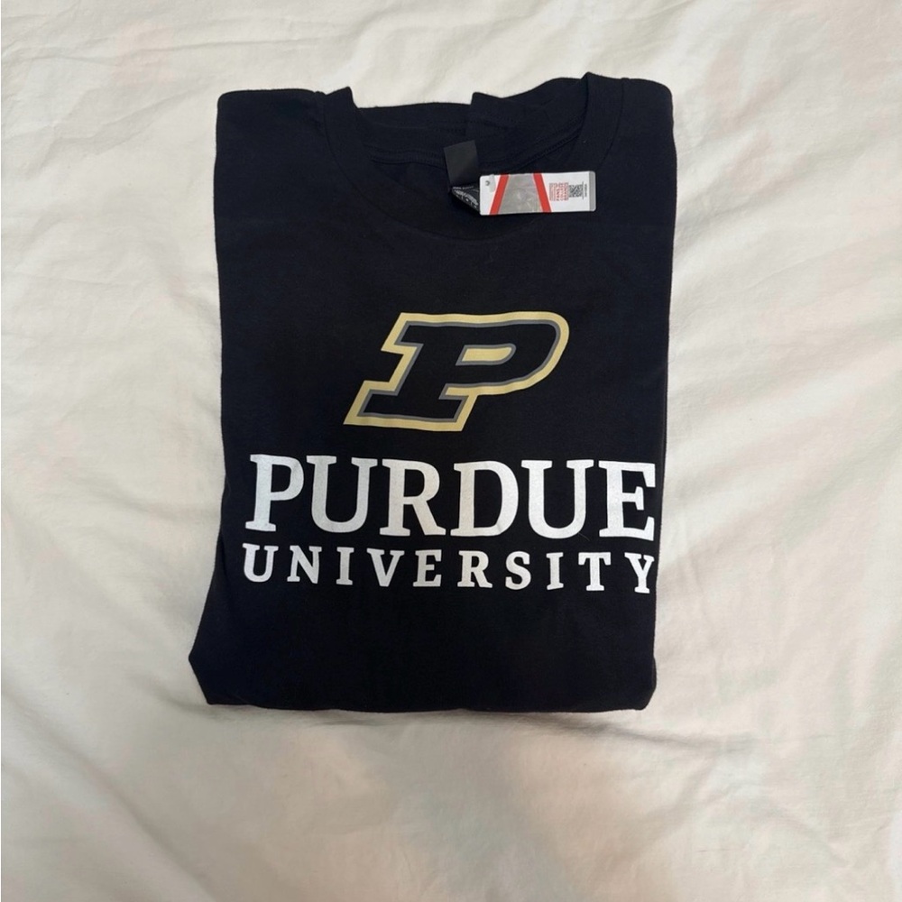 Men's Black Purdue long sleeve shirt